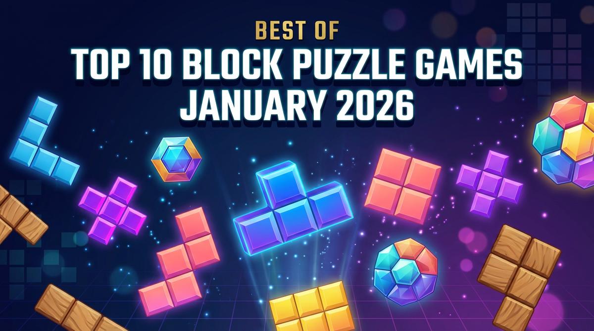 Discover the best block puzzle games of January 2026! Play Block Blast Master, Woodoku, Color Block Blast & more. Brain-training fun awaits. Start playing now!