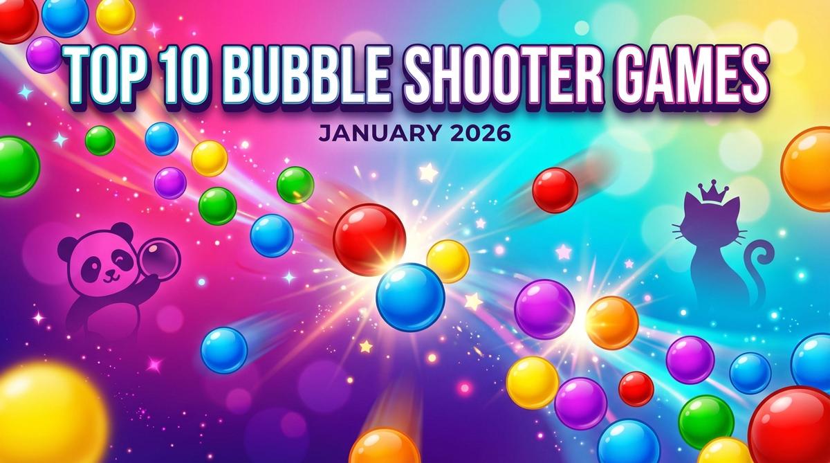 Discover the top 10 bubble shooter games of January 2026! From Bubble Shooter 247 to Papa Panda, find the best PC games for teens. Play now and pop your way ...
