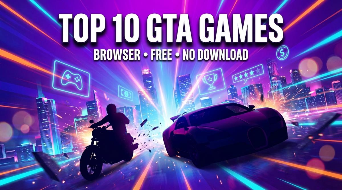 Play the best GTA-style games in your browser right now! Featuring Grand Shift Auto, DTA 6, Criminal Russia 3D & more. No downloads needed. Start playing free!