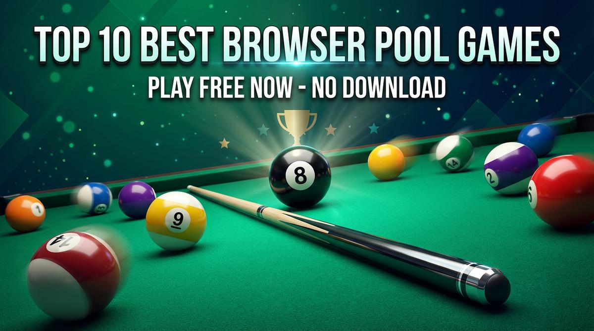 Play the best browser pool games instantly! No download needed. Featuring 8 Ball Mania, Real Pool 3D & more top billiards games. Start playing free now!