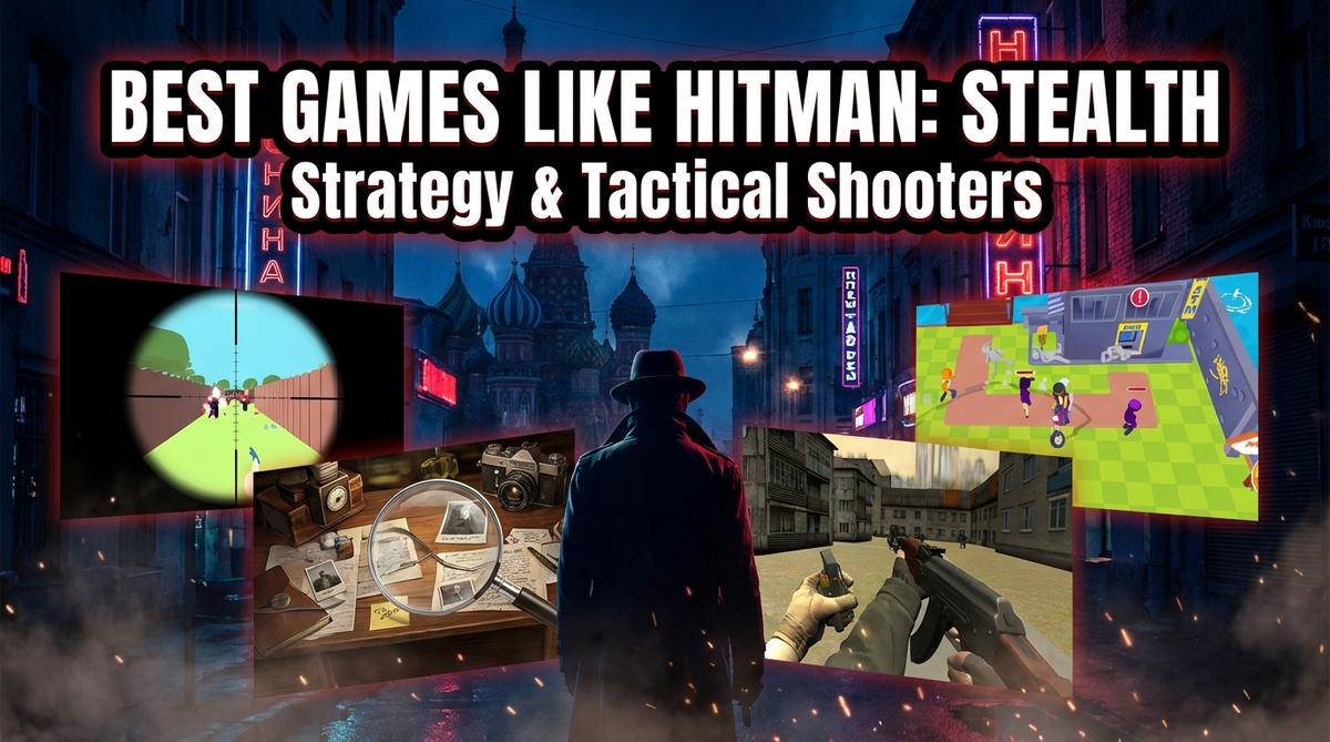 Discover 5 thrilling games like Hitman featuring stealth tactics and strategic gameplay. From FPS shooters to mystery games - find your next adventure today!