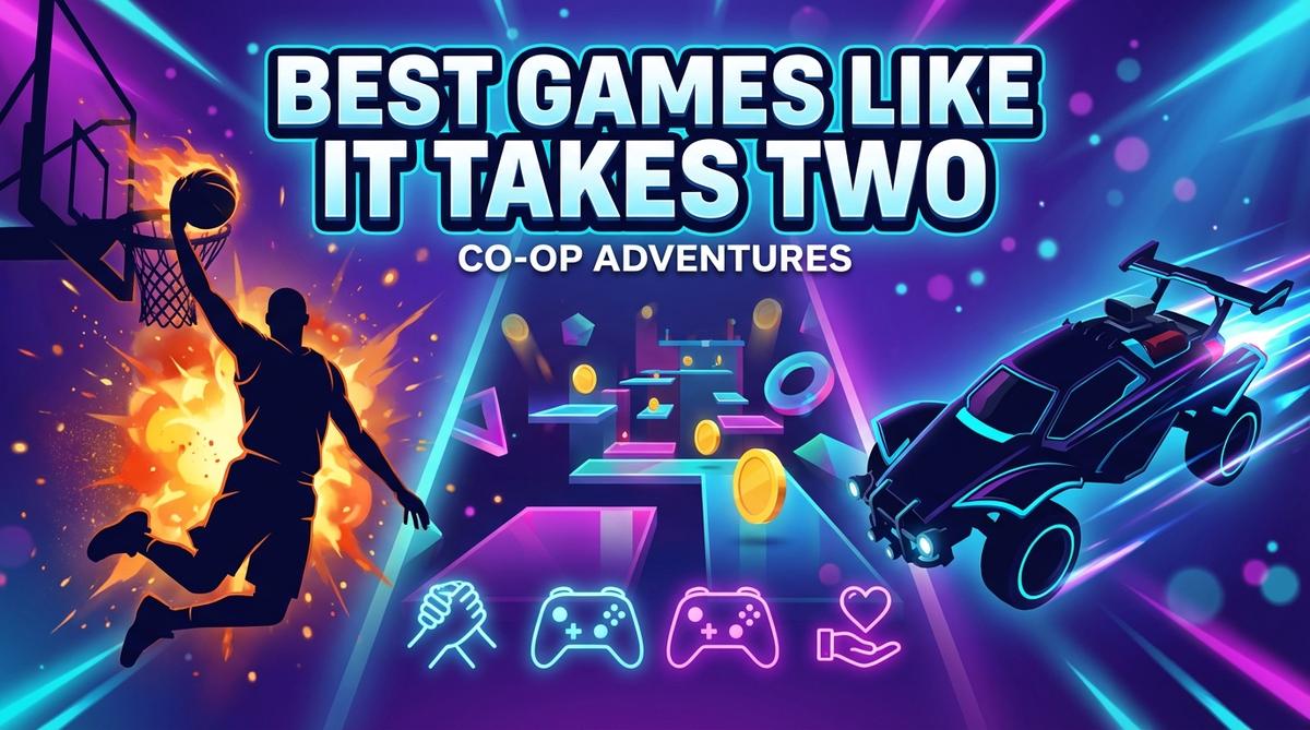 Discover 5 amazing co-op games like It Takes Two! From mini-games to multiplayer battles, find your next adventure. Play Basketball Stars, Car Battle & more ...