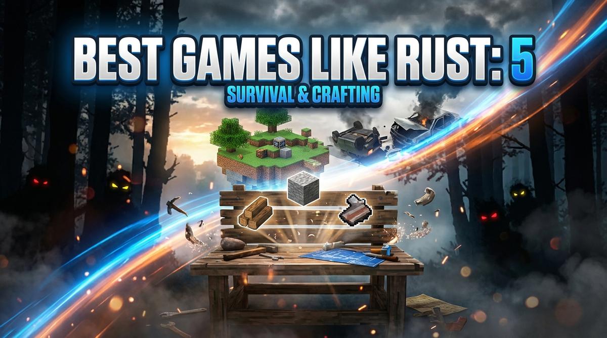 Discover 5 thrilling survival games like Rust! From Skyblock 3D to horror multiplayer adventures. Find your next crafting obsession. Play now!