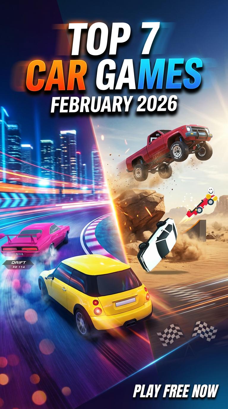 Play the best car racing games in February 2026! Featuring MR RACER, Drifting Car Master, Turbo Stunt Racing & more. Free PC & offroad games. Play now!