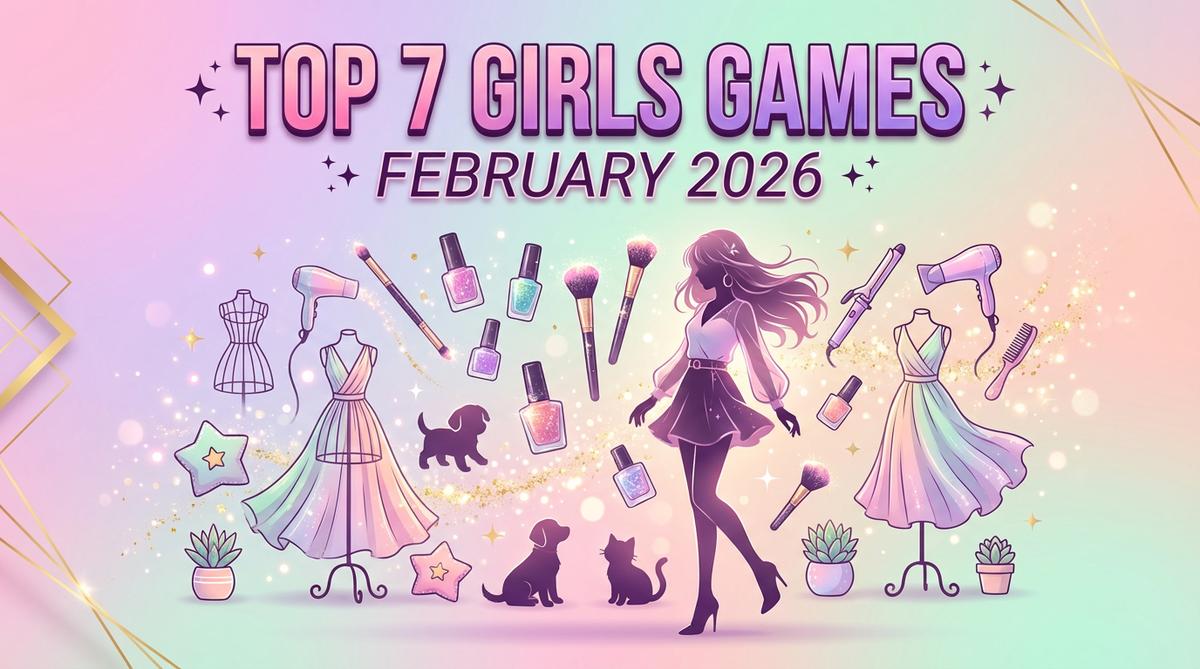 Discover the best girls games of February 2026! Play fashion dress-up, nail art, hairdressing & customization games. Create your style today - 100% free!