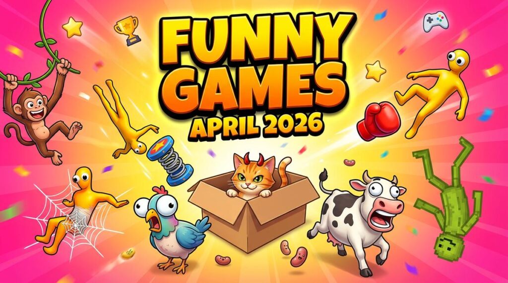 Top 10 Funny Games April 2026 Best Comedy Games Top 10 Funny Games April 2026 Featured Image 1024x571 
