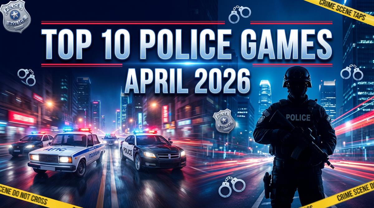 Discover the best police games of April 2026! Play Traffic Cop Simulator 3D, Cop Simulator, and more exciting PC games for teens. Start your chase now!