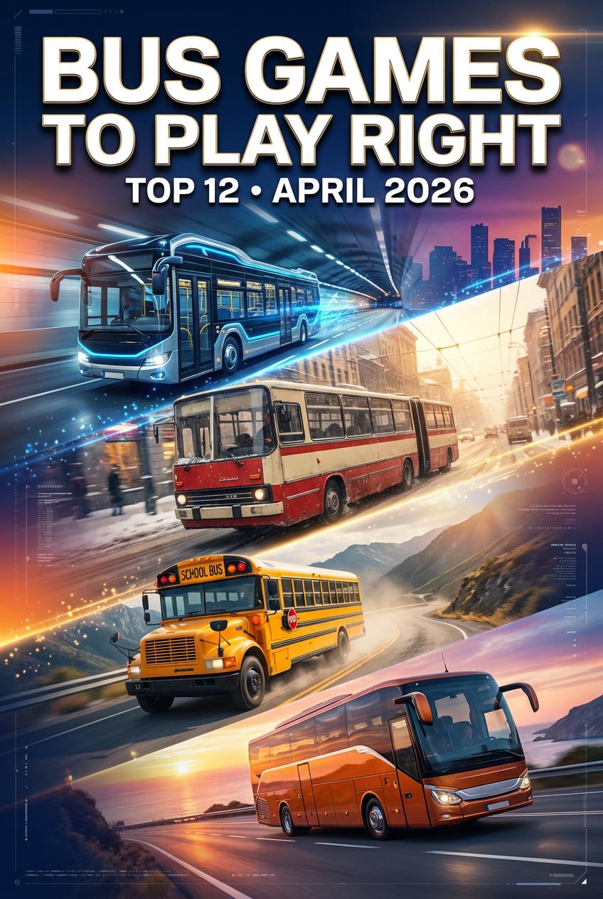 Discover the best bus simulator games for PC in 2026! From City Bus Driver to Soviet Bus Simulator, find your perfect driving game. Start playing today!