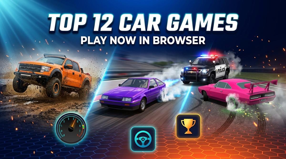 Rev your engines with the top 12 browser car games of April 2026! Play Offroad Outlaws, Drag Racing Club & more instantly. No downloads needed. Start racing ...