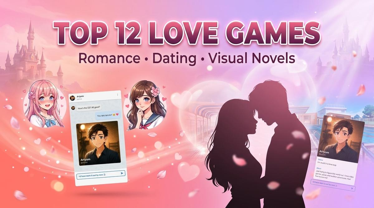 Top 12 Love Games – Romance, Dating & Visual Novels You Can Play Right Now