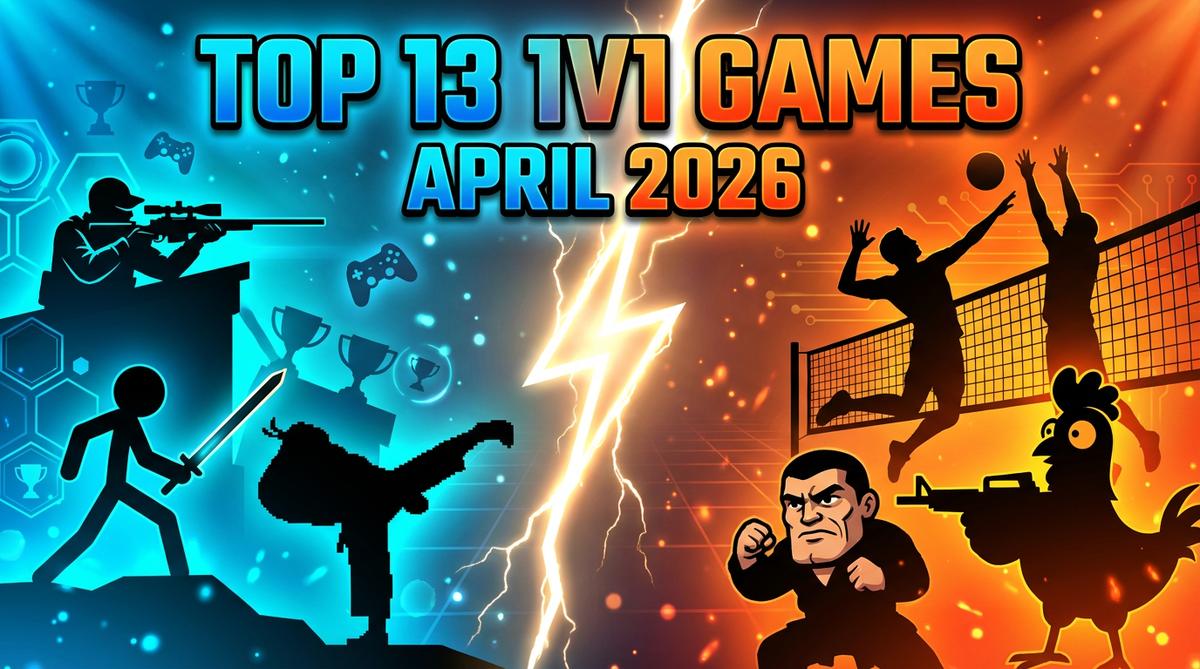 Discover the top 13 1v1 games for April 2026! Play Sniper vs Sniper, Stick War Infinity Duel, Shadow Fights & more. Challenge friends in epic duels now!