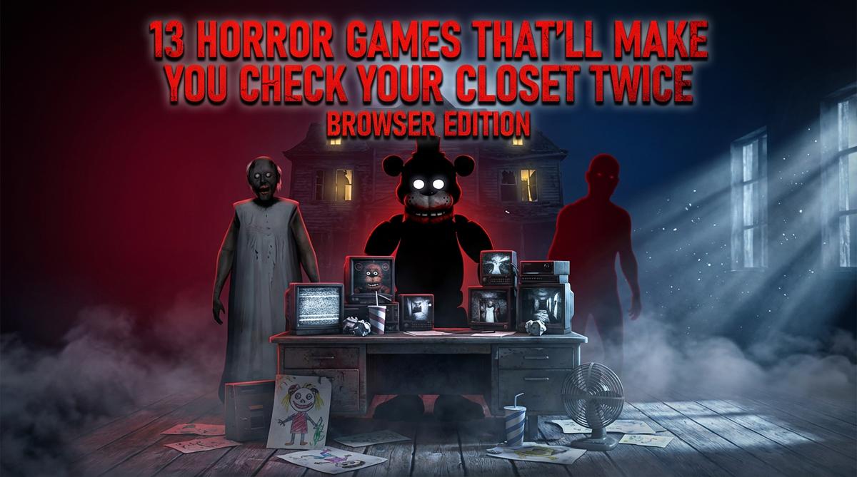 Play 13 terrifying horror games in your browser! Featuring Five Nights at Freddy's, Granny, and more spine-chilling titles. No downloads needed. Start playin...