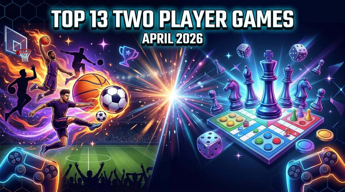 Discover the best 13 two player games of April 2026! Play Basketball Stars, Soccer Legends 2026, Master Chess & more. Challenge friends now!