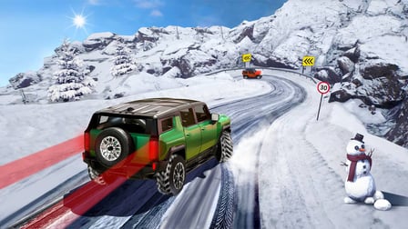 SUV Snow Driving 3d