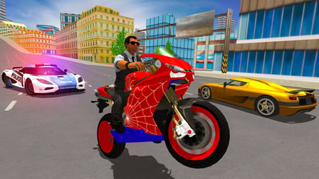 Hero Stunt Spider Bike Simulator 3d 2