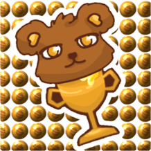Bear the Beekeeper: a tower of honey!