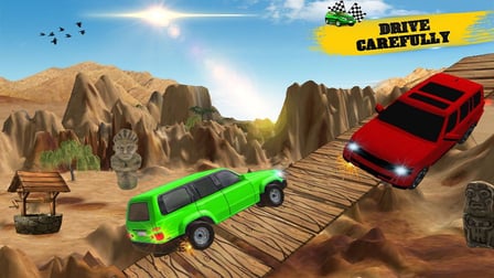 Impossible Jeep Racing Game : Crazy Tracks 