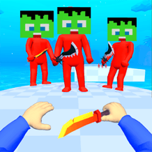 Nubik is a knife thrower against zombies