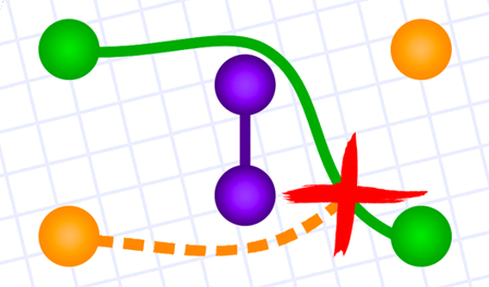 Connect the Dots without Crossing Lines