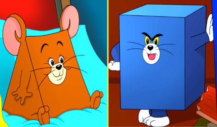 Find the differences: Tom and Jerry