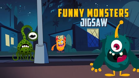 Funny Monsters Jigsaw