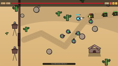 Desert Defense. Towers. - Screenshot 1