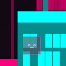 Neon Dash Cube