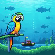 Kesha on a fishing trip: Secret worlds