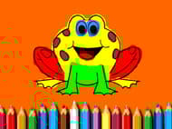 BTS Funny Frog Coloring Book