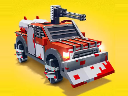 Zombie Derby: Blocky Roads Online