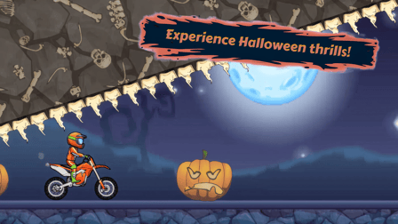 Moto X3M Spooky Land - Screenshot 5