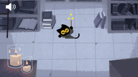 Doodle Halloween Momo Cat : Academy - Screenshot 3