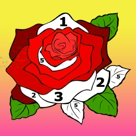 Color by Numbers. Anti-stress Drawings. thumbnail