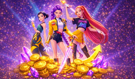 Huntrix. K-pop clicker