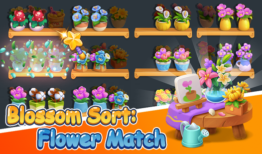 Blossom Sort: Flower Match — play on 𝐏𝐥𝐚𝐲𝐠𝐚𝐦𝐚 (by Linder)