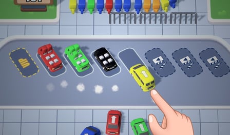 Bus Puzzle: Clear the Parking Lot!