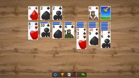 Klondike Solitaire Large Cards - Screenshot 1