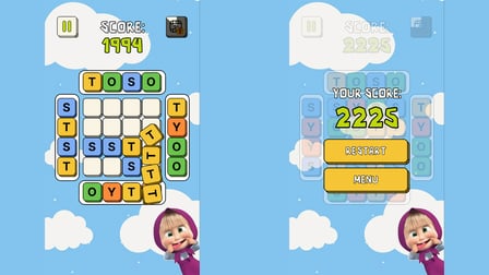 Play with Masha: collect the cubes! - Screenshot 3