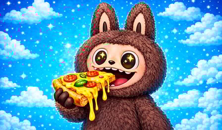 Labubu Makes Pizza!