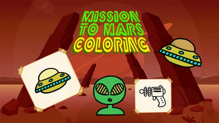 Mission to Mars Coloring