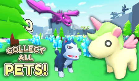 Obby: Pets Mine Crystals +1 Tycoon Farm