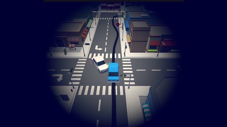 Pizza Delivery Simulator: By car - Screenshot 1