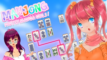 Mahjong Pretty Manga Girls