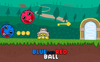 Blue and Red Ball