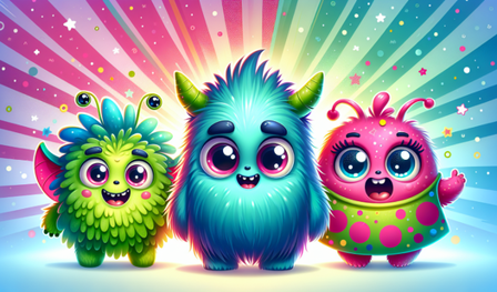 Cute Monsters Merging Game 2048: Merge Original