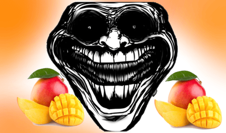 Mango clicker trollface
