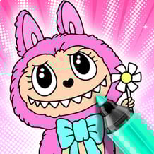 Labubu Coloring Game: Secret Monster