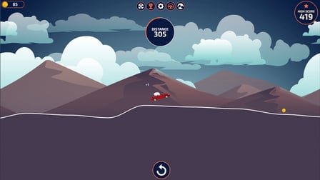 Hill Racing - Egg Drop! - Screenshot 1
