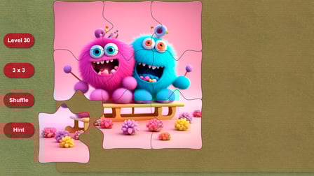 Puzzles with monsters - Screenshot 5