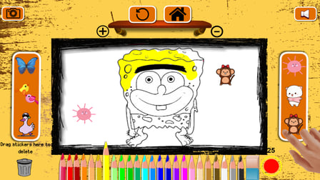 Easy Coloring Spongy Adventure - Screenshot 1